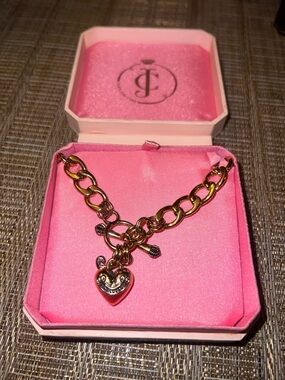 Kids/Teen Juicy Couture Gold-Tone Heart Charm Necklace